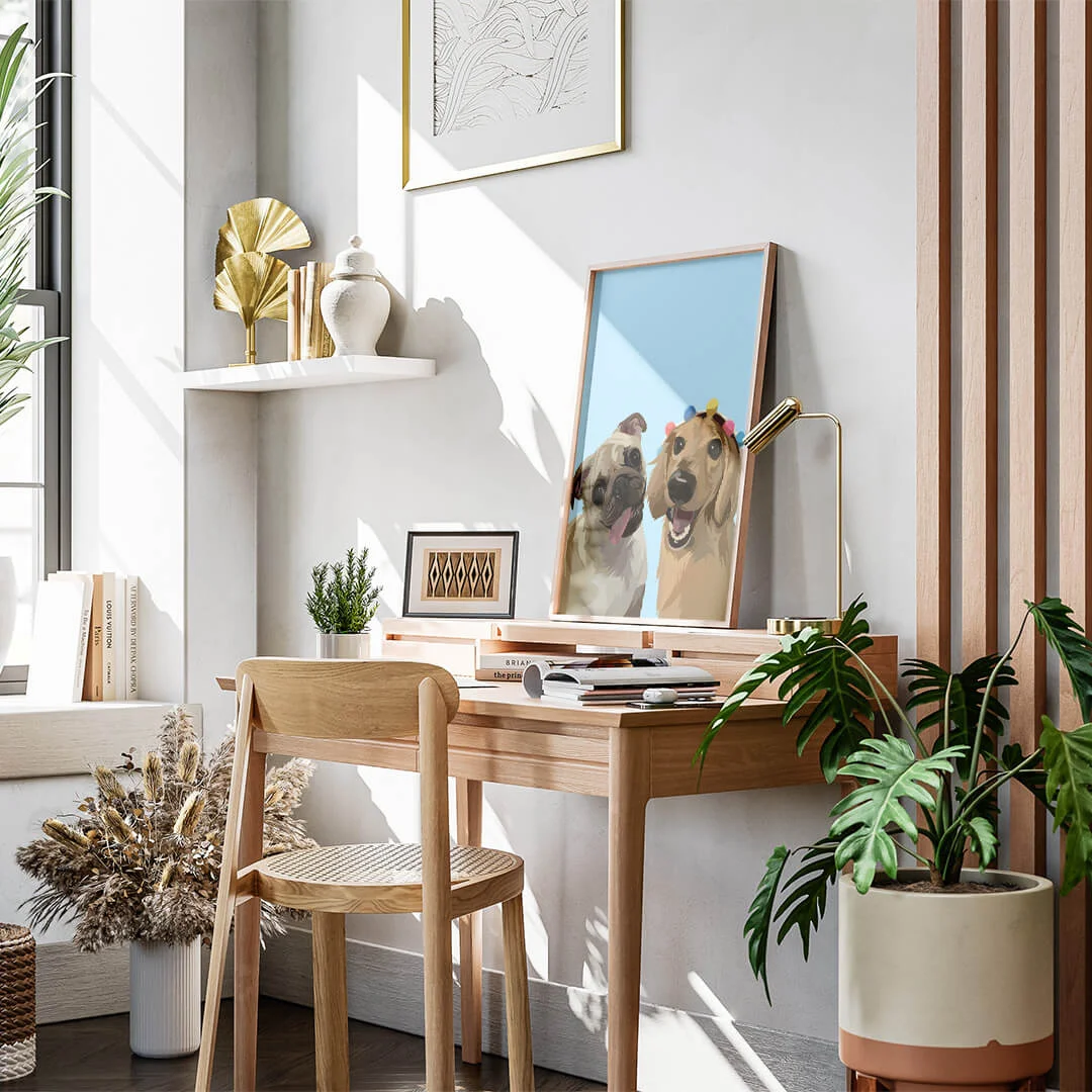 Illustrativ Kæledyrsportræt 4 Illustrativ Kæledyrsportræt 2