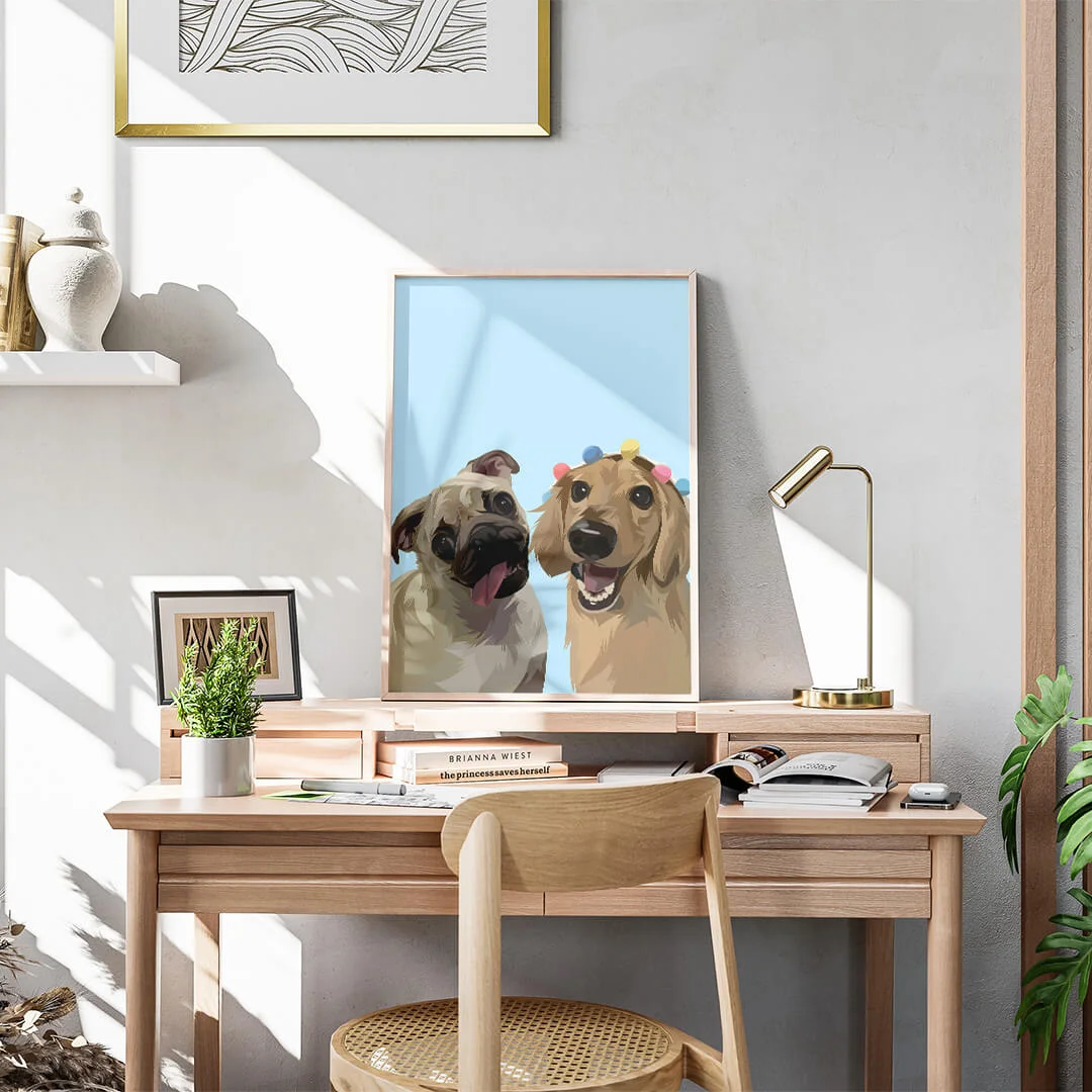 Illustrativ Kæledyrsportræt 2 Illustrativ Kæledyrsportræt 3