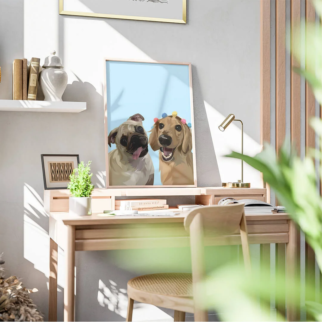 Illustrativ Kæledyrsportræt 3 Illustrativ Kæledyrsportræt 4